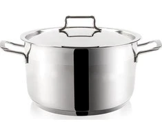 Orion Puodas plienas ANETT 22 cm, 4,3 l su dangčiu