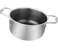 Orion Plieninis puodas COOKCELL 24 cm, 4.8 l, nelipnus