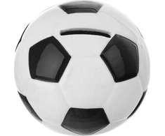 Orion keramikinė taupyklė futbolo formos 10 cm balta/juoda