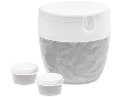 Orion Pusryčiai, indelis salotoms ir užpilui BENTOBOX L, 3 vnt., KOZIOL