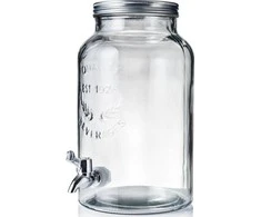 Excellent Houseware Stiklainis su kraneliu stiklinis 5,5 l