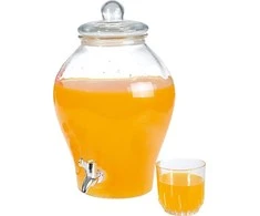 Orion Stiklainis su kraneliu 6,5 l Stiklinis
