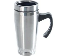 Orion Termo puodelis plienas 450 ml su laikikliu