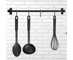 Bathroom Solutions Orion Virtuvės įrankių kabykla 50,5 cm juoda