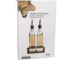 Orion Aliejaus ir acto butelių rinkinys 300 ml su dozatoriumi stovui