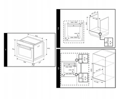 Įmontuojama „Beko“ kompaktiška orkaitė BBCM 18300W – 45 cm skersmens elektrinė kompaktiška orkaitė, nerūdijančio plieno apdaila