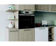 Orkaitė INDESIT Oven | IO 255HU X | 71 L | Electric | Hydrolytic | Electronic | Convection | Height 59.5 cm | Plotis 59.5 cm | Nerūdijantis plienas