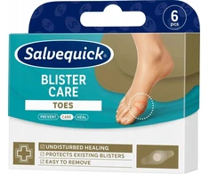 Orkla Salvequick Pėdų pleistrai Care Pirštams 6 vnt. (12510005699)