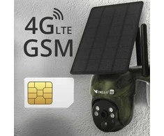 ORLLO IP kamera Orllo IP kamera belaidė 4G LTE pasukama su saulės kolektoriumi ORLLO TZ1 MORO