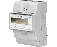 Orno 3 fazių elektros suvartojimo indikatorius, 80A, 3 moduliai, DIN TH-35mm