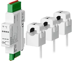 Orno 3 Fazowy Trifazis energijos monitorius su transformatoriais 120A, 230/400V, TUYA SMART Wi-Fi