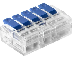 Orno Złączka 5 laidų kompresinė instaliacinė jungtis; bet kokiam 0,75–4 mm² laidui; IEC 450V/32A, 8 vnt.