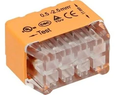 Orno Złączka Įspaudžiama instaliacinė jungtis, 8 laidų; dvieilė; 0,75–2,5 mm² laidui; IEC 300V/24A; 10 vnt.