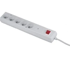 Plastrol Galios juosta Orno Viršįtampių juosta su jungikliu 5x2P + Z, 1,5m viela