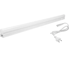 Orno ASTAR LED 7W, po spintele montuojamas linijinis šviestuvas su maitinimo laidu, 630 lm, 4000 K, 2 kontaktų kištukas, kilpinė jungtis, įjungimo/išjungimo jungiklis