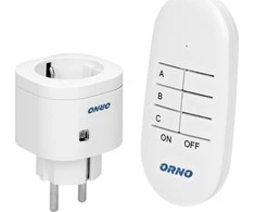 Orno Bezprzewodowe Belaidis mini lizdas su nuotolinio valdymo pultu 1+1