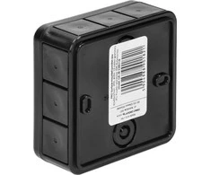 Orno Puszka PRO skirstomoji dėžutė, IP55, 400V, 12 įėjimų, 85x85x37mm, juoda