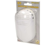 Orno Vieno tono elektromechaninis durų skambutis STANDARD 230V, baltas