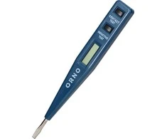 Orno Elektroninis 5 viename elektroninis įtampos testeris, buvimo testas, matavimas, indukcija, tęstinumas, nuolatinės srovės poliškumas, mėlynas