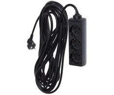 Okko Orno EXT CORD KF-GS-03-A 3X1.5 10M 3P BLCK