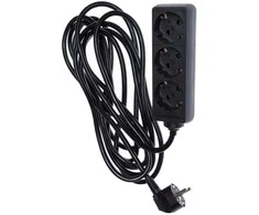 Okko Orno EXT CORD KF-GS-03-A 3X1.5 5M 3P Juodas