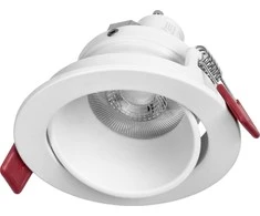 Orno FONDI RC dekoratyvinis prožektoriaus rėmelis, MR16/GU10, maks. 50 W, apvalus, fiksuotas, aliuminis, baltas