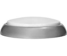 Lubinis šviestuvas Orno KOKO šviestuvas 2xE27, 2x40W, sidabro-polipropileno, matinis gaubtas-polikarbonato, IP44, IK10