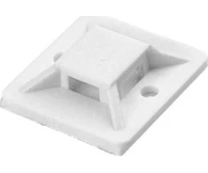 Orno Laikiklis Lipnus kabelių raištelių laikiklis, 20x20 mm, baltas, 50 vnt.