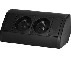 Orno Lizdas Baldų lizdas 2x2P+Z, juodas
