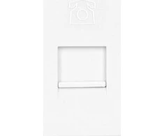 Orno NOEN RJ11, modulinis lizdas 22,5x45 mm RJ11 telefonas, baltas