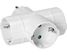 Orno Rozgałęźnik Skirstytuvas 3x2P+Z (Schuko), baltas