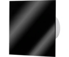 Orno Panel Stiklinis skydelis ventiliatoriams ir grotelėms, blizgiai juodas