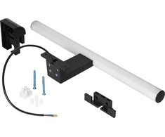 Sieninis šviestuvas Orno PEEGEL LED 6W, veidrodinis šviestuvas, 540lm, 4000K, ilgis 40 cm, plastikas + akrilas, juodas