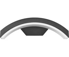 Lubinis šviestuvas Orno PILEA LED 9W, sodo šviestuvas, 700lm, IP54, 4000K, juodas