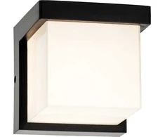Sieninis šviestuvas Orno PROTEA LED 9W, sodo šviestuvas, 750lm, IP65, 4000K, juodas