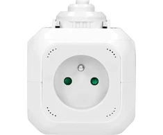 Orno ilgintuvai 4 x 2P+E, 2xUSB įkrovikliai, 1.4m H05VV-F 3x1mm2, baltas (OR-AE-13144/W)