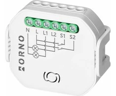 Orno Przekażnik „Tuya Smart Wi-Fi+BLE“ 2 kanalų sieninė relė
