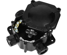 Orno Puszka Hermetiška dėžutė IP67, 4 sandarikliai, 144x144 mm, juoda