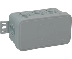Orno Puszka CLICK skirstomoji dėžutė, IP54, 8 įvadai, 80x45x41mm, pilka, 100 vnt.