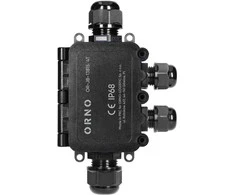 Orno Puszka Dėžutė be išpjovos HD IP68, 0,75–4,0 mm?, 2 M20 ir 2 M16 jungtys, T formos