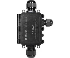 Orno Puszka Dėžutė be tvirtinimo HD IP68, 0,75–4,0 mm?, 2 M20 riebokšliai, 1 M16 riebokšlis