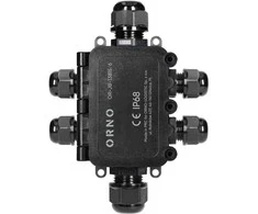 Orno Puszka Dėžutė be tvirtinimo HD IP68, 0,75–4,0 mm?, 2 M20 jungtys, 4 M16 jungtys