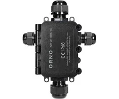 Orno Puszka Dėžutė be tvirtinimo HD IP68, 0,75–4,0 mm?, 2 M20 jungtys, 2 M16 jungtys, X išdėstymas