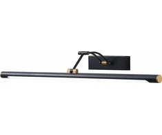 Sieninis šviestuvas Orno RICO LED 9W, veidrodinis šviestuvas, 990lm, 4000K, IP44, ilgis 50 cm, juodas