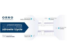Orno Tablica Ekrano lenta - detektoriai (grafika)
