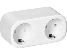 Orno Rozgałęźnik „Tuya Smart Wi-Fi“ dvigubas belaidis skirstytuvas, „Schuko“, baltas