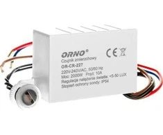 ORNO TWILIGHT jutiklis SU LAUKO MINI ZONDU, 2000W