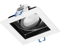 Orno YOP dekoratyvinis prožektoriaus rėmelis, MR16/GU10, maks. 50 W, reguliuojamas, baltas ir juodas