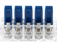 Orno Złączka 5 laidų kompresinė instaliacinė jungtis; bet kokiam 0,75–4 mm² laidui; IEC 450V/32A, 50 vnt.