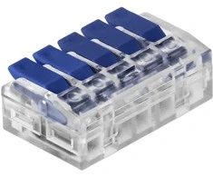 Orno Złączka 5 laidų kompresinė instaliacinė jungtis; bet kokiam 0,75–4 mm² laidui; IEC 450V/32A; 10 vnt.